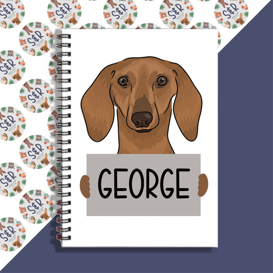 dachshund-notebook