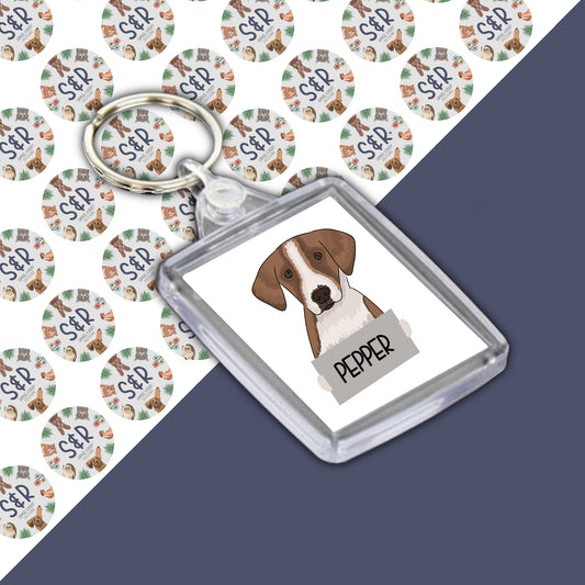 personalised-foxhound-keyring