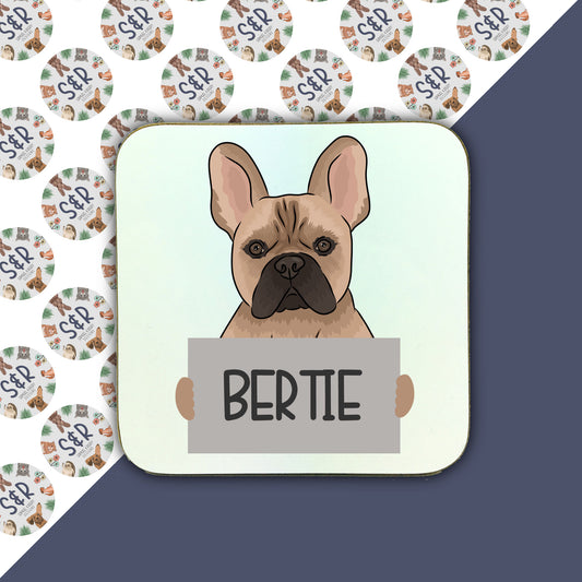 french-bulldog-personalised-coaster