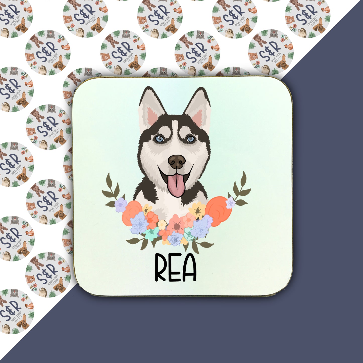 husky-dog-coaster