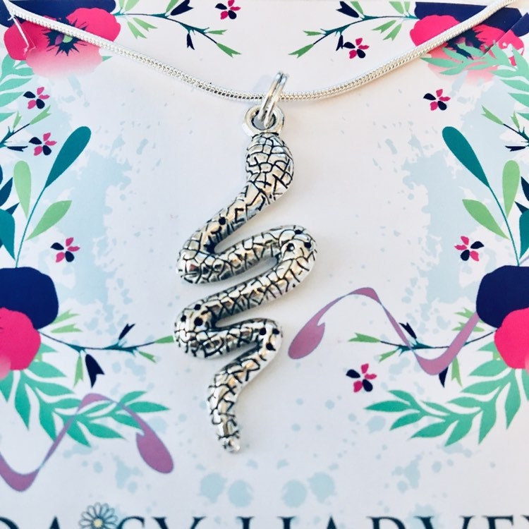 Snake Necklace, Serpent Necklace, Reptile Jewelry, Snake Present Ideas, Snake Bangle, Snake Related Gifts, Alternative Jewellery, Snakes.