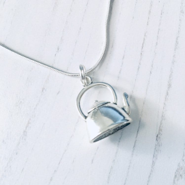 Teapot Necklace, Teapot Jewelry, Tea Lover Gift, Tea Total, Time For Tea, Teapot Charm, Teapot Birthday Present, Vintage Teapot Gift, Tea.