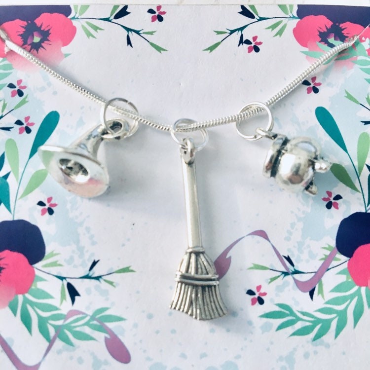 Witches Necklace, Witch Necklace, Pagan Gift Ideas, Wicca Jewelry, Witchcraft Jewellery, Witch Accessory, Gothic Gifts, Cute Witch Gifts.