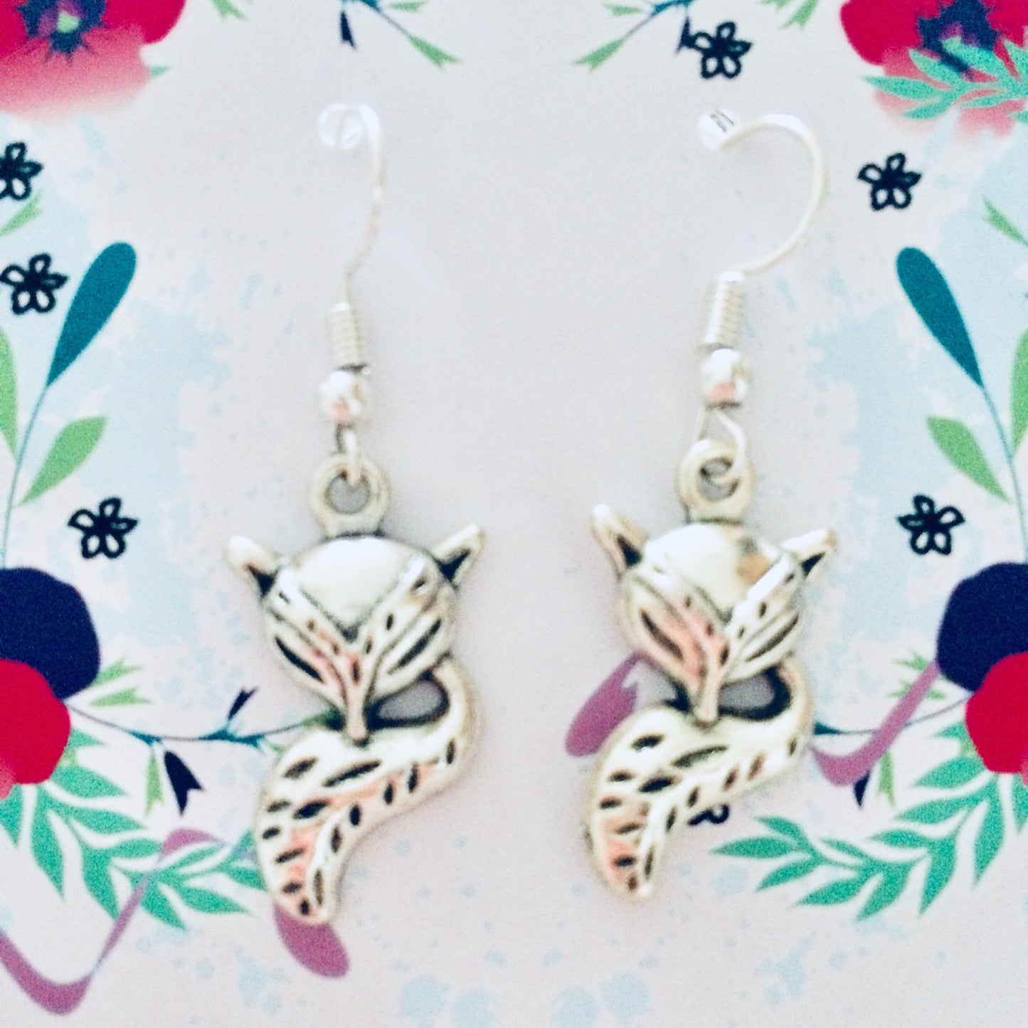 Fox Earrings, Fox Jewellery, Fox Jewelry, Animal Lover Gift, Fox Lover, Woodland Animal Gift, Nature Jewellery, Autumn Earrings, Vixen Gift