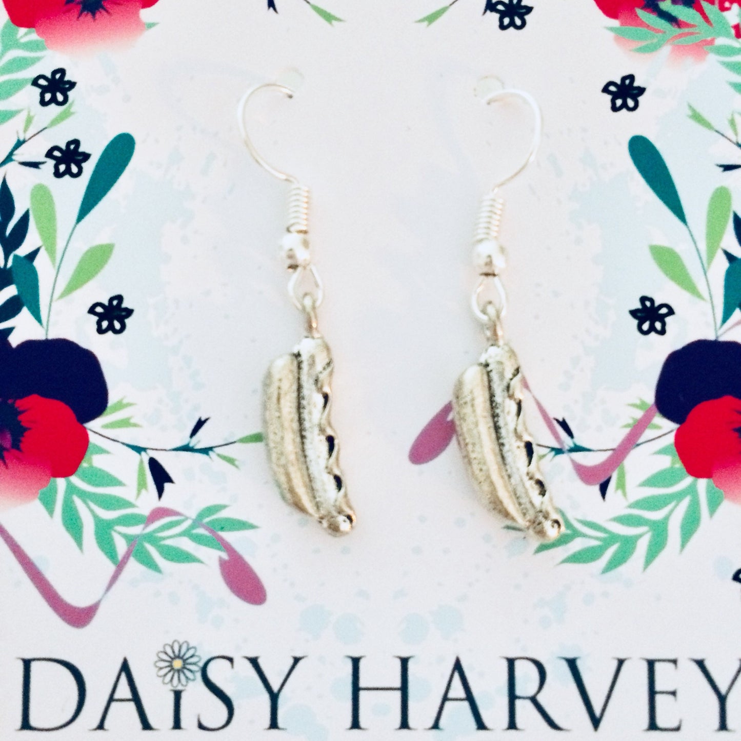 Hot Dog Earrings, Frankfurter Earrings, Food Earrings, Junk Food Gifts, Junk Food Jewellery, Food Jewelry, Fun Gift Idea, Bratwurst Lover.
