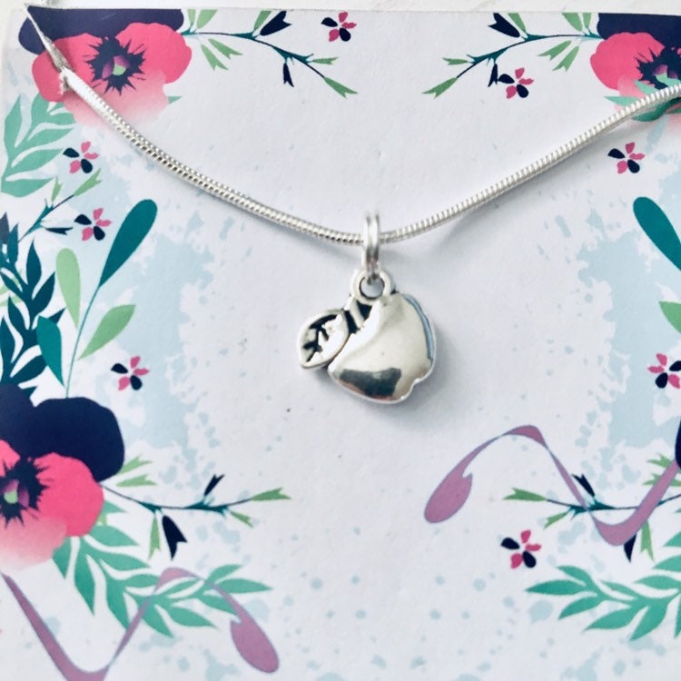 Weight Loss Jewelry, Apple Necklace, Diet Buddies, Slimming Jewellery, Weight Loss Motivation Necklace, Gym Buddies, Gym Friends, Meal Prep