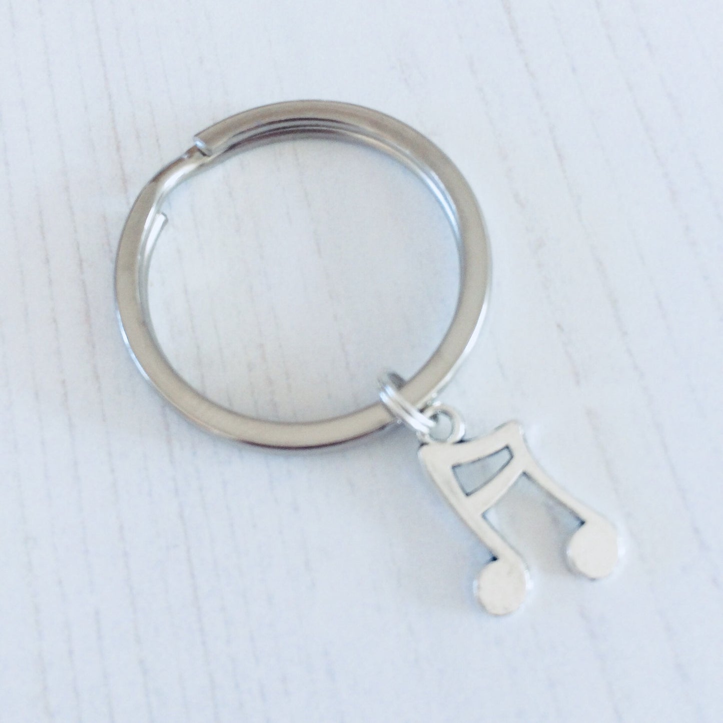 Music Note Keychains, Music Note Keyrings, Music Note Gifts, Musician Gift, Music Student, Music Note Charm, Music Note Jewelry.