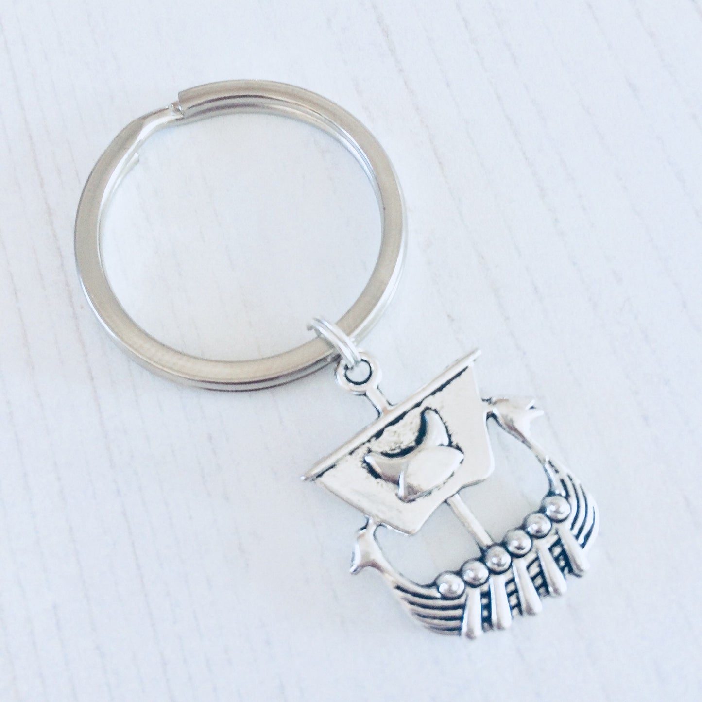 Viking Ship Keyring, Viking Boat Keyring, Geeky Gift Ideas, Viking Jewelry, Old Norse Jewelry, Viking Jewellery, Viking Longboat, History.