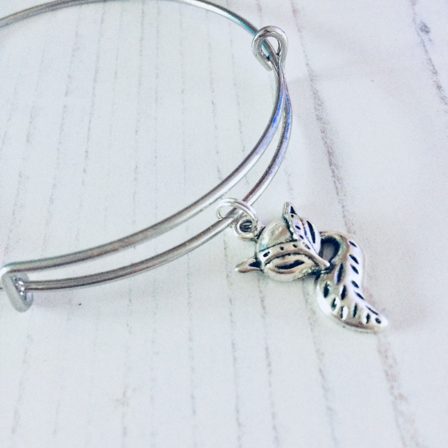 Fox Jewellery, Fox Bracelet, Fox Charm Bracelet, Fox Gift Idea, Wildlife Jewellery, Animal Jewellery, Woodland Jewellery, Jewelry, Fox Lover