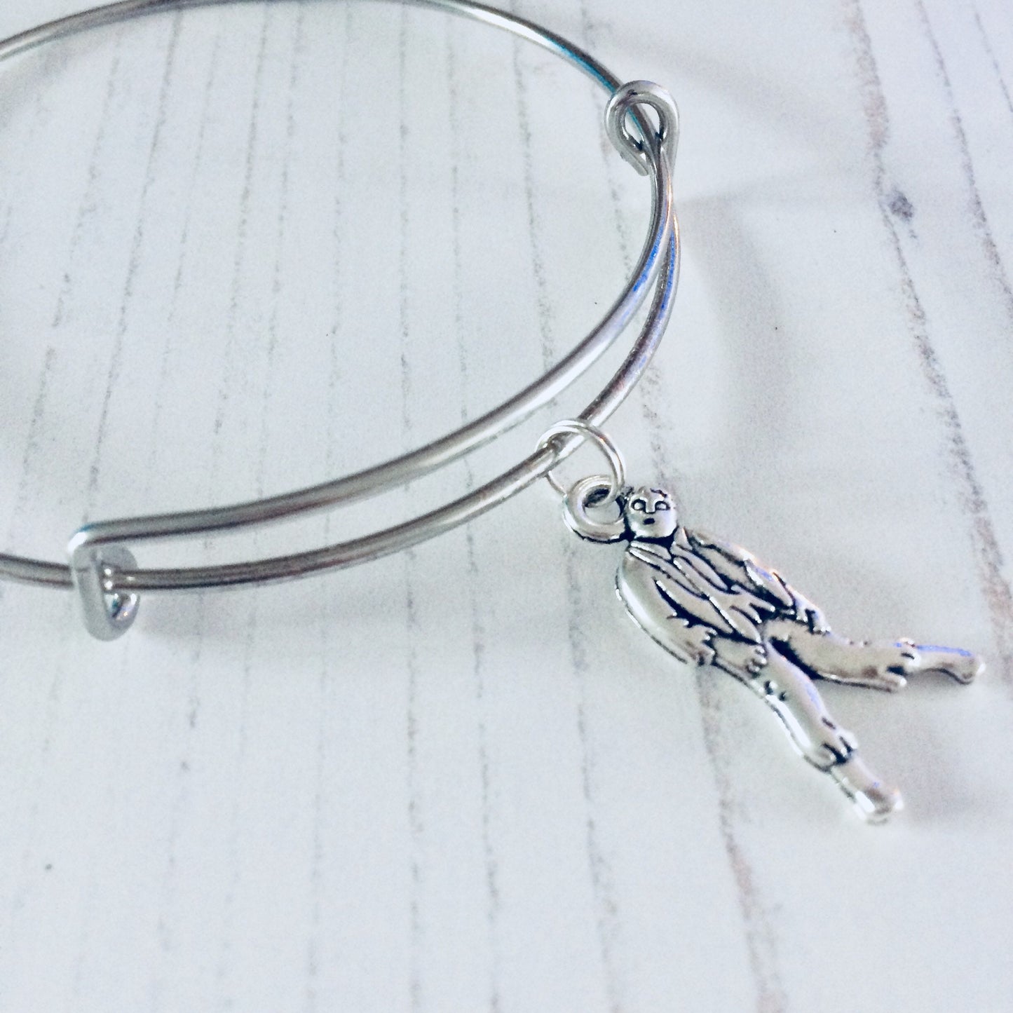 Zombie Killer Jewelry, Zombie Gifts, Zombie Charm Bangle, Horror Lover Gift Ideas, Not Dead Zombie, Zombie Apocalypse, Zombie Lover Gifts.