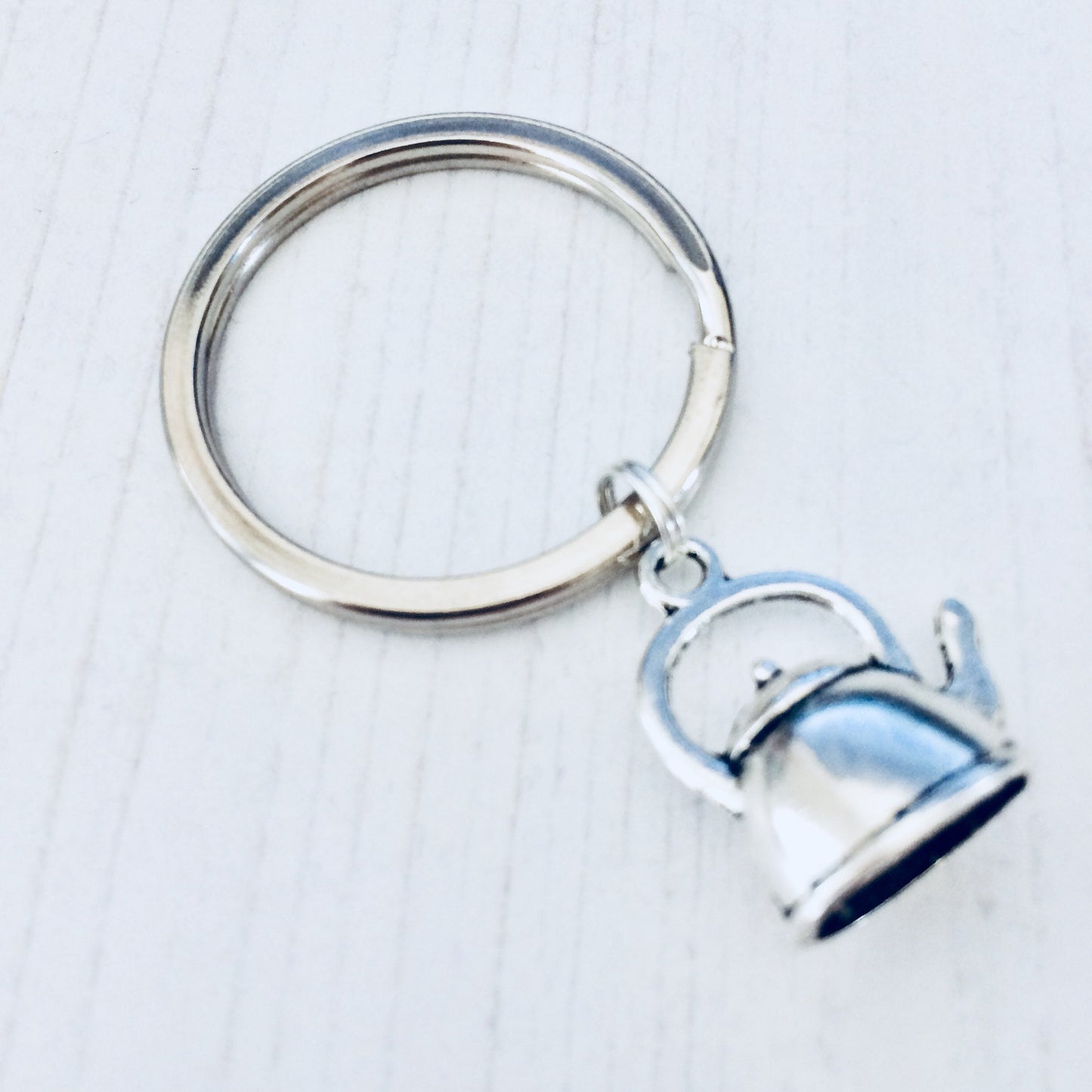 Teapot Keyrings, Teapot Keychain, Grandma Teapot Gift, Tea Lover Gift Ideas, Teapot Charm, Tea Party Favors, Kettle Charm, Kettle Gift.