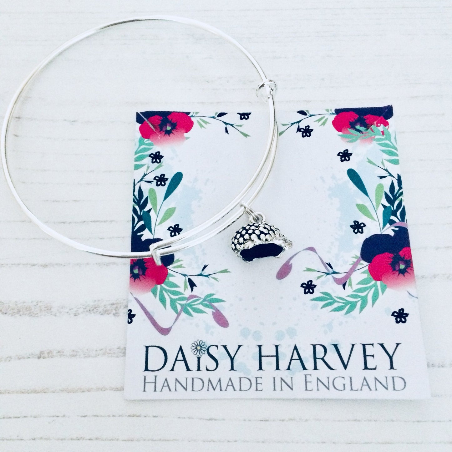 African Pygmy Hedgehog Bracelet, Pygmy Hedgehog Bangle, Hedgehog Jewelry, Hedgehog Jewellery For Her, Animal Lover, Nature Lover, Hedgehog.