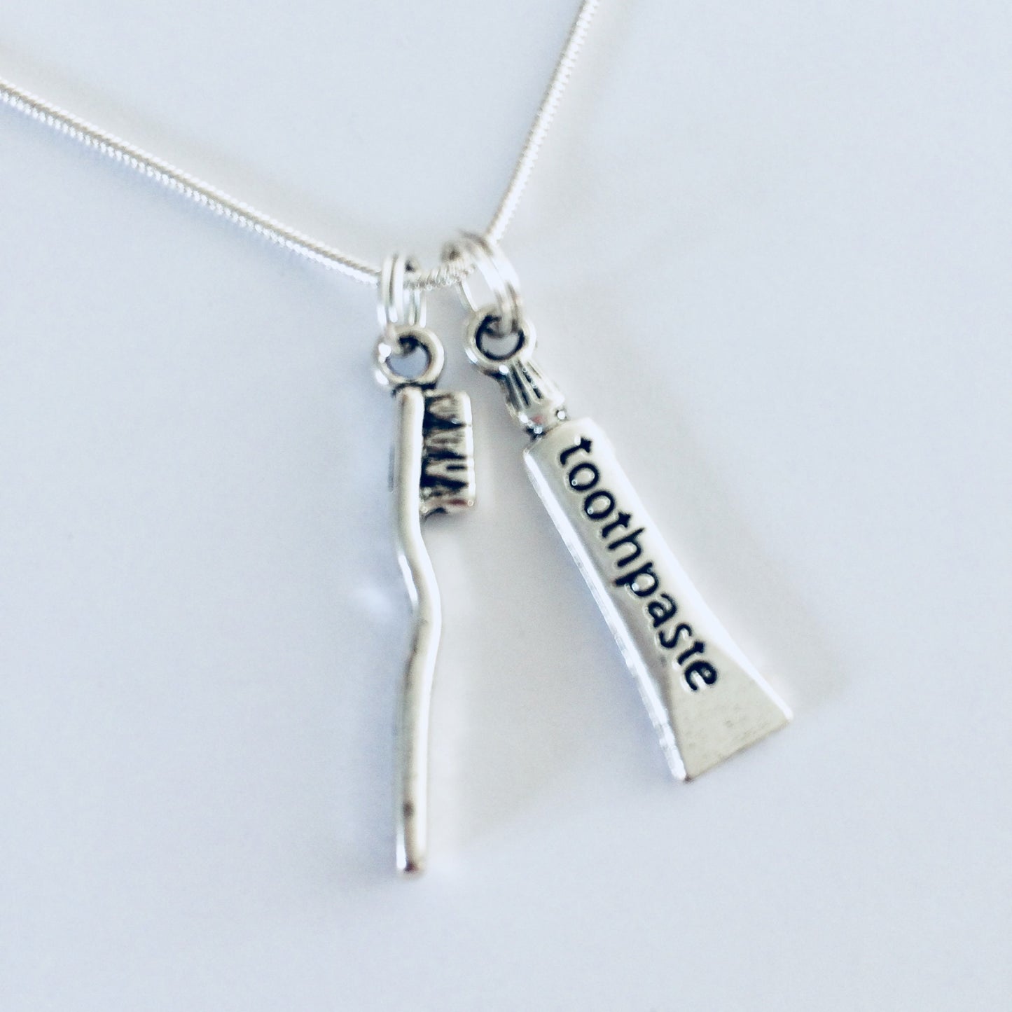 Dentist Necklace, Dentistry Jewellery, Dentist Jewelry, Cosmetic Dentist Jewelry, Dental Gift Ideas, Toothbrush Necklace, Dentist Staff.