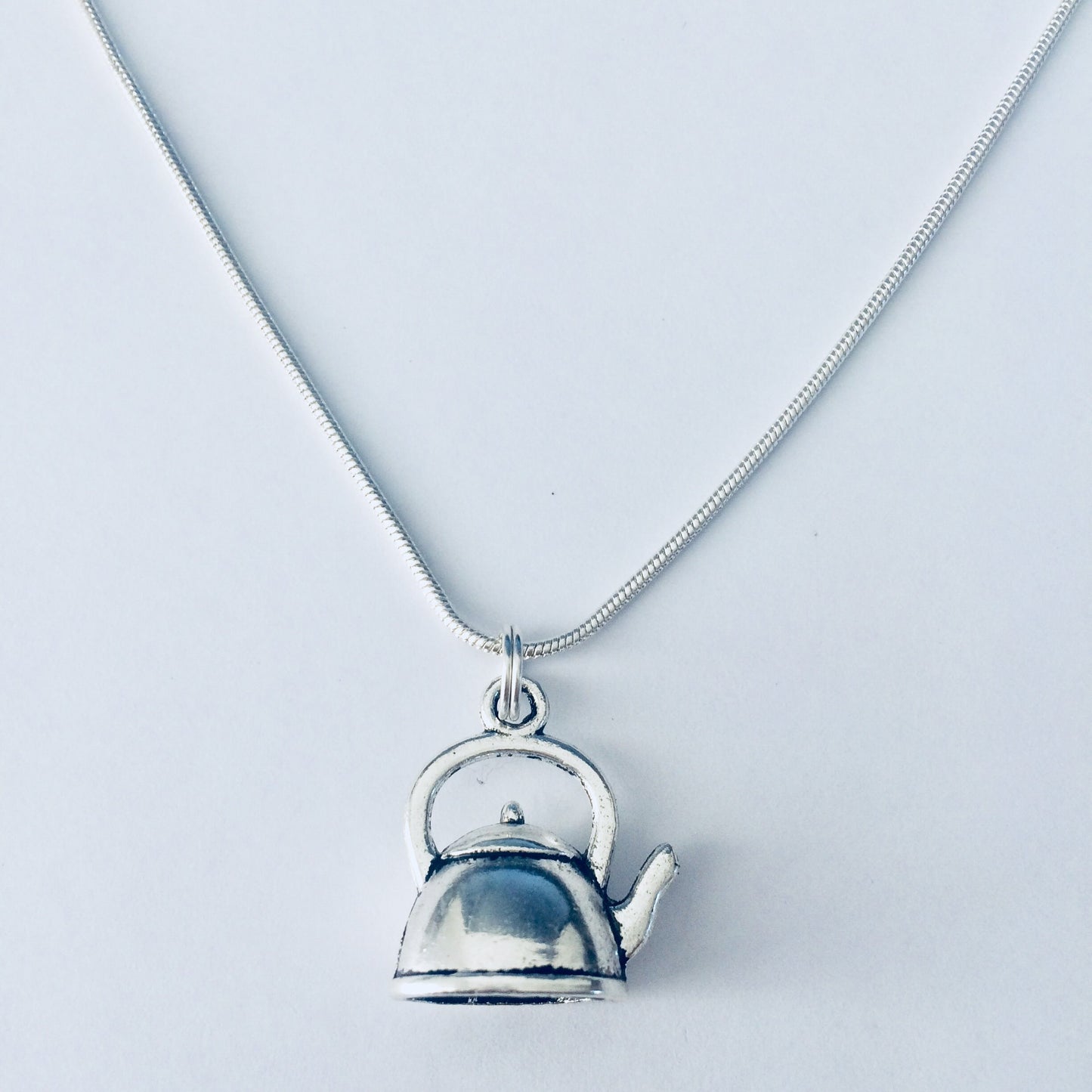 Teapot Necklace, Teapot Jewelry, Tea Lover Gift, Tea Total, Time For Tea, Teapot Charm, Teapot Birthday Present, Vintage Teapot Gift, Tea.