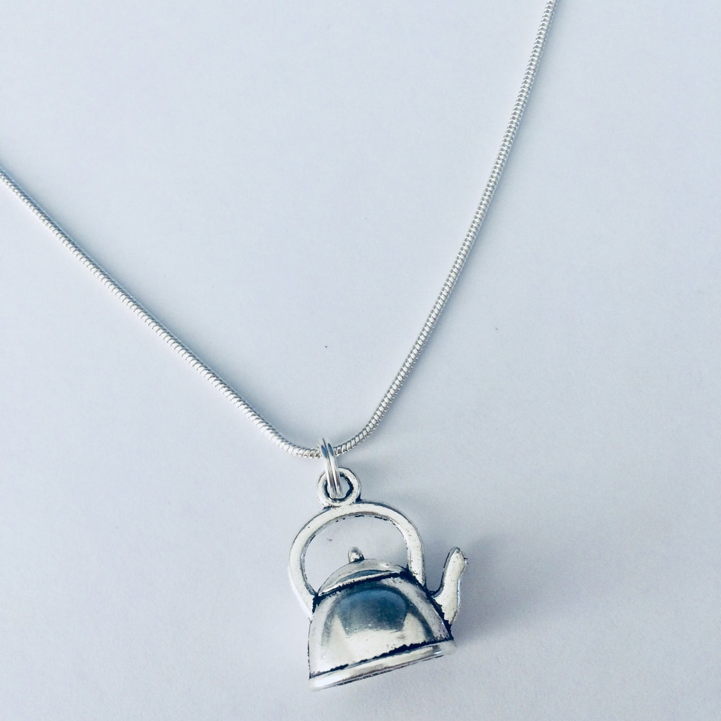 Teapot Necklace, Teapot Jewelry, Tea Lover Gift, Tea Total, Time For Tea, Teapot Charm, Teapot Birthday Present, Vintage Teapot Gift, Tea.