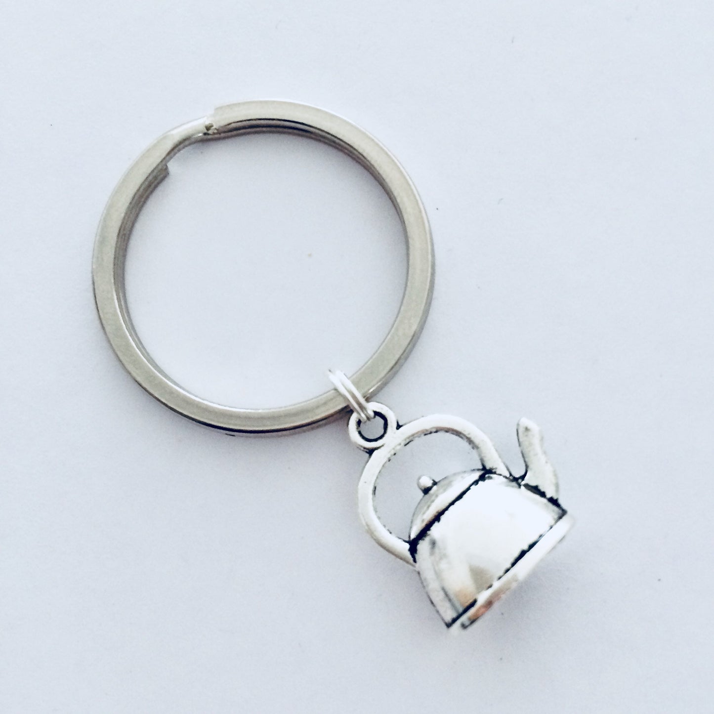 Teapot Keyrings, Teapot Keychain, Grandma Teapot Gift, Tea Lover Gift Ideas, Teapot Charm, Tea Party Favors, Kettle Charm, Kettle Gift.