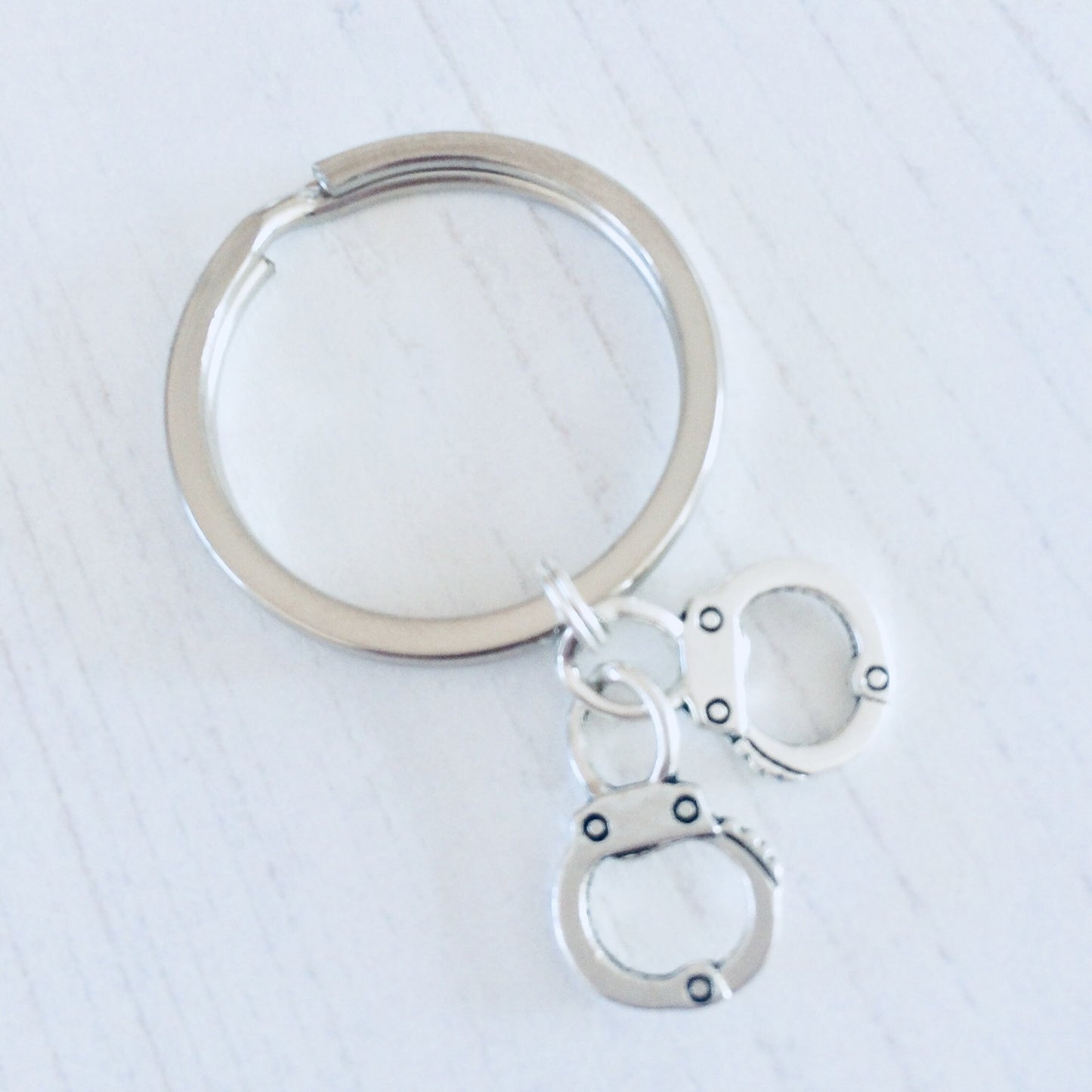 Jail Keyring, Handcuffs Keychain, Jail Keychain, Handcuff Novelty Gift, Partners In Crime, Best Friend Keychain, Gift For Friends, Prison.