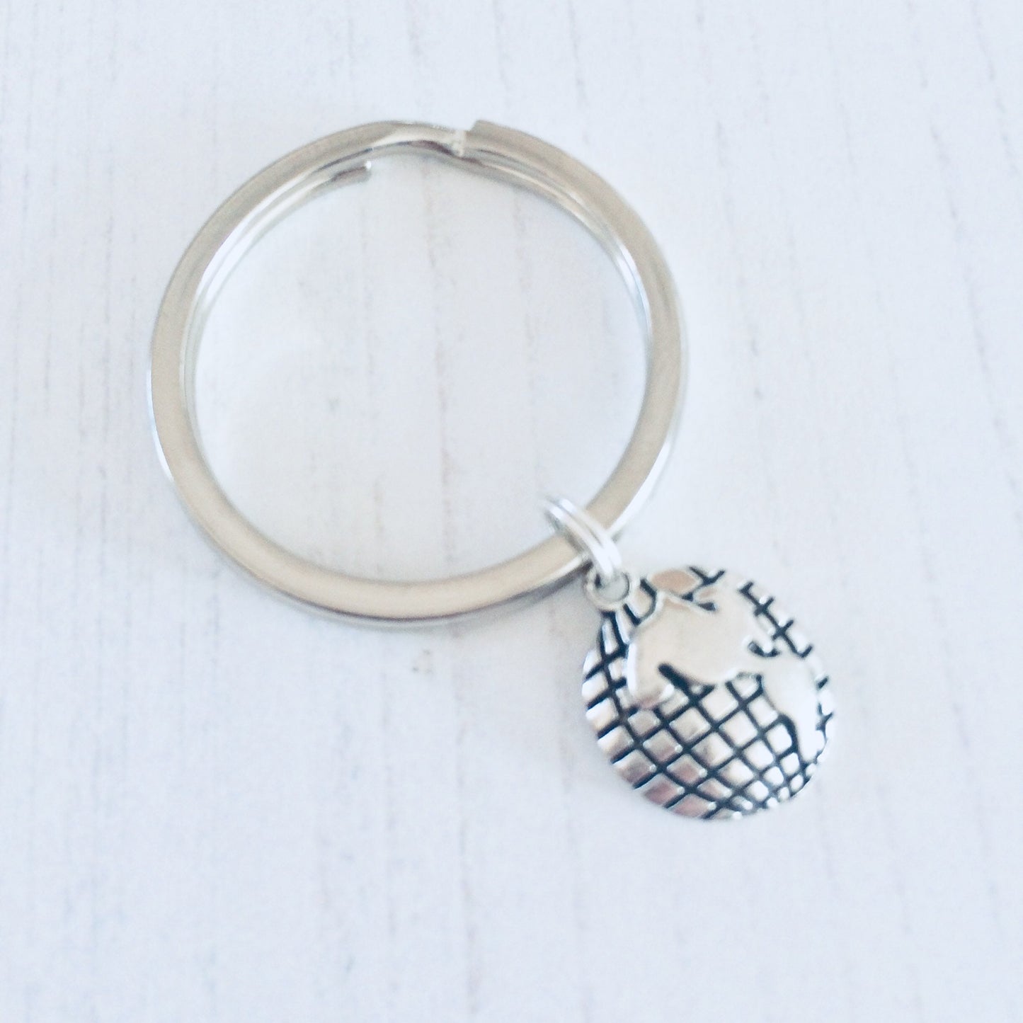 Earth Keychain, Globe Keyring, World Gifts, Planet Gifts, Travel Gift, Map Keyring, Earth Gift Ideas, The World Keychain, Space Gift Ideas.