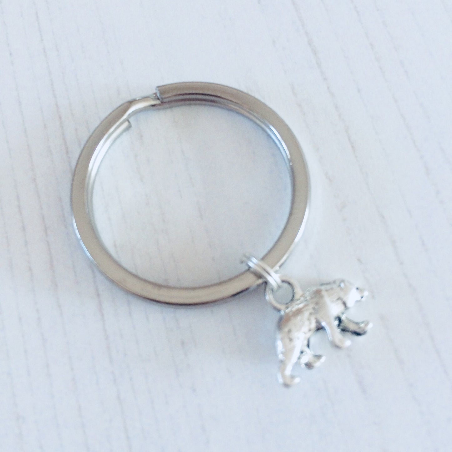 Bear Keychain, Bear Keyring, Grizzly Bear Gift, Nature Lover, Woodland Animals, Bear Related Gifts, Bear Lover, Cute Bear Keychain, For Her.