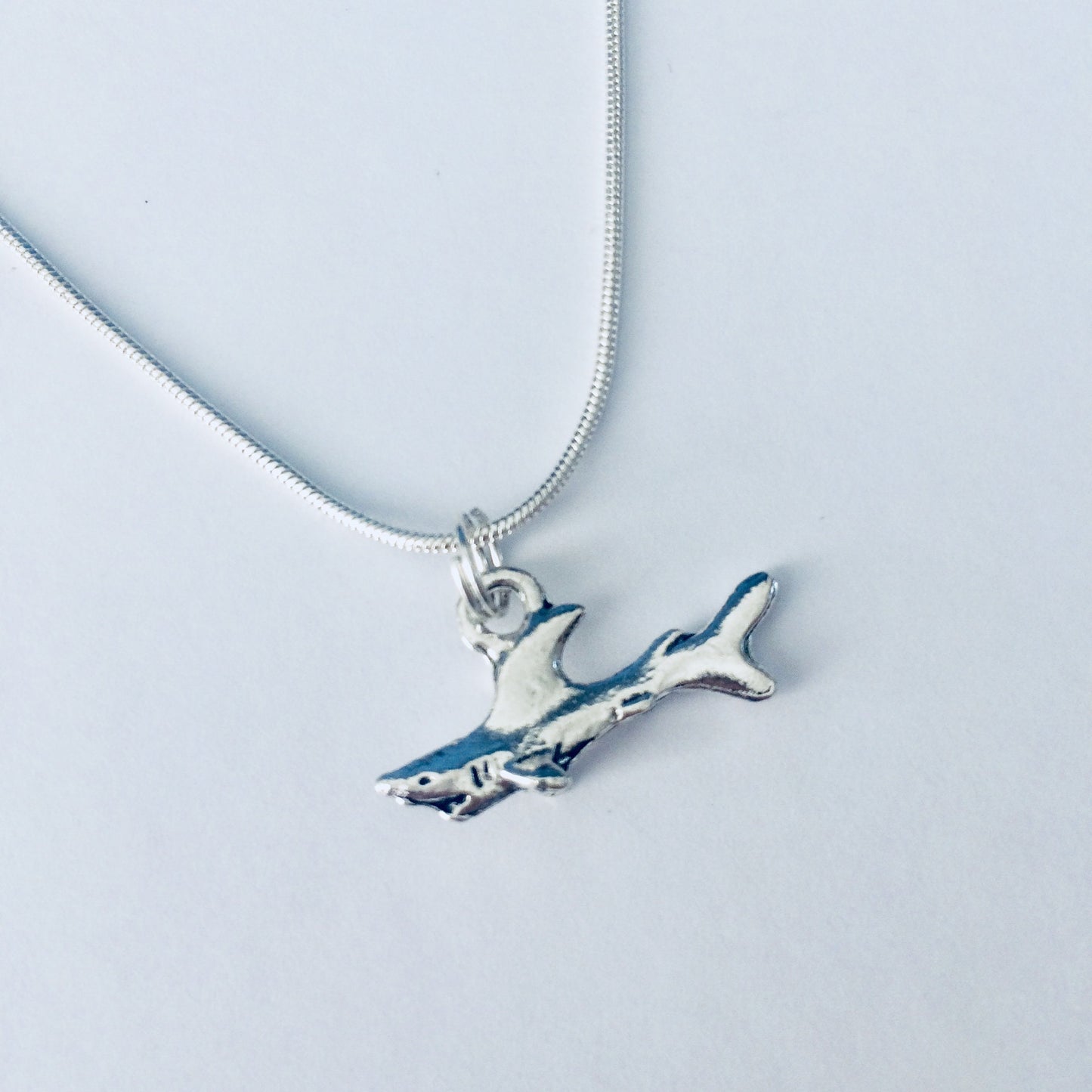 Shark Necklace, Ocean Jewellery, Nautical Jewelry, Shark Charm Necklace, Fish Necklace, Pirate Jewellery, Shark Related Gifts, Great White