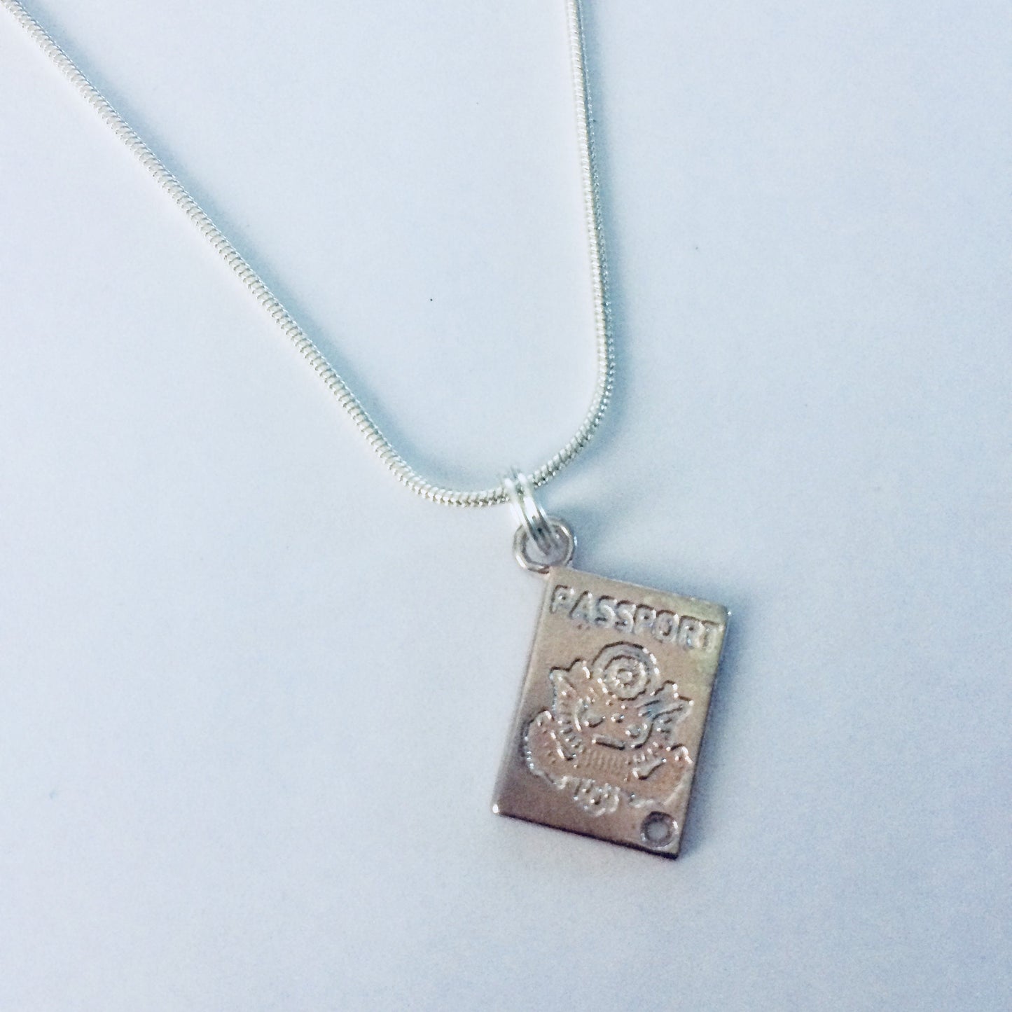 Passport Necklace, Travel Jewellery, Travel Jewelry, Travel Gift, Travel Present, Passport Charm, Wanderlust Necklace, Gift For Travels.