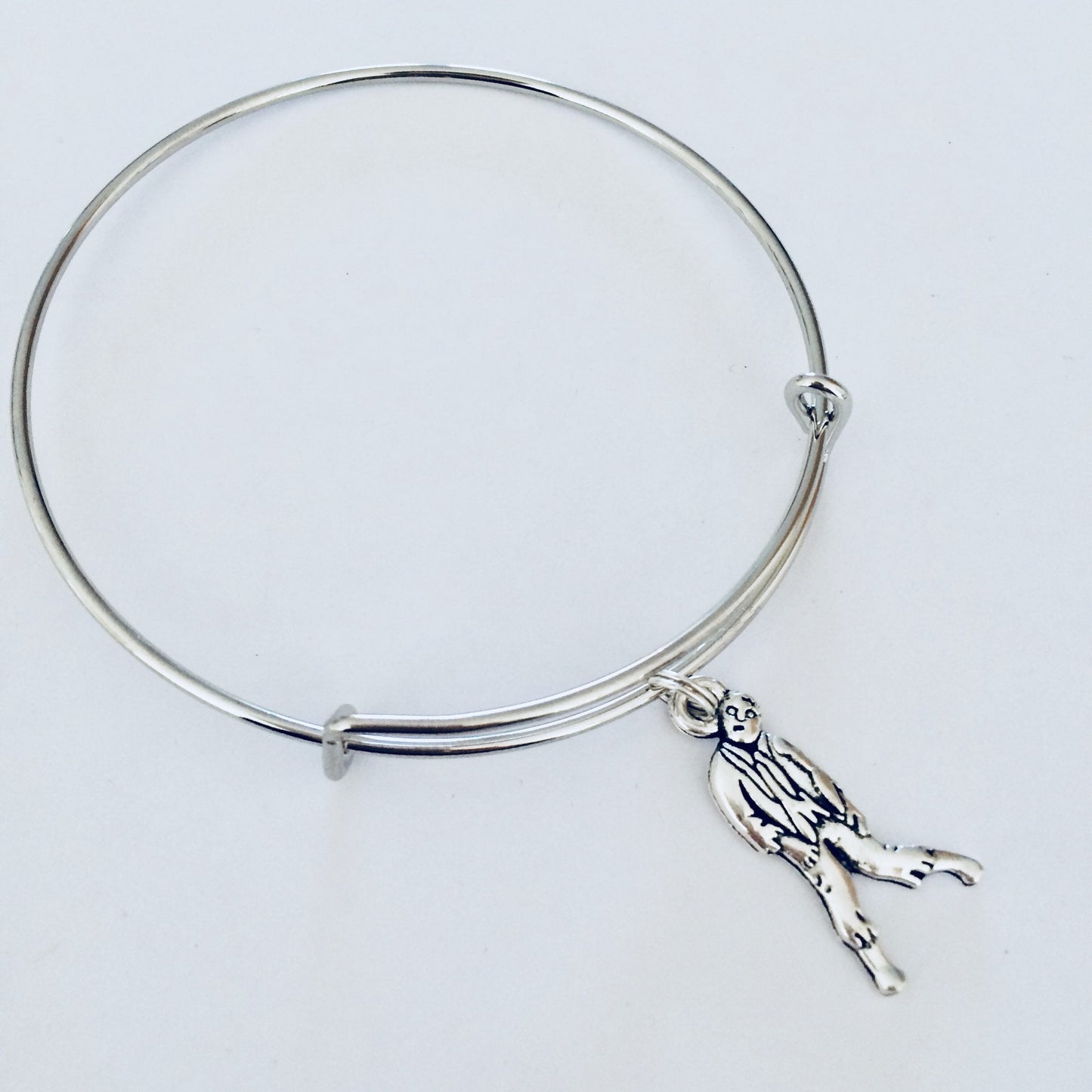 Zombie Killer Jewelry, Zombie Gifts, Zombie Charm Bangle, Horror Lover Gift Ideas, Not Dead Zombie, Zombie Apocalypse, Zombie Lover Gifts.