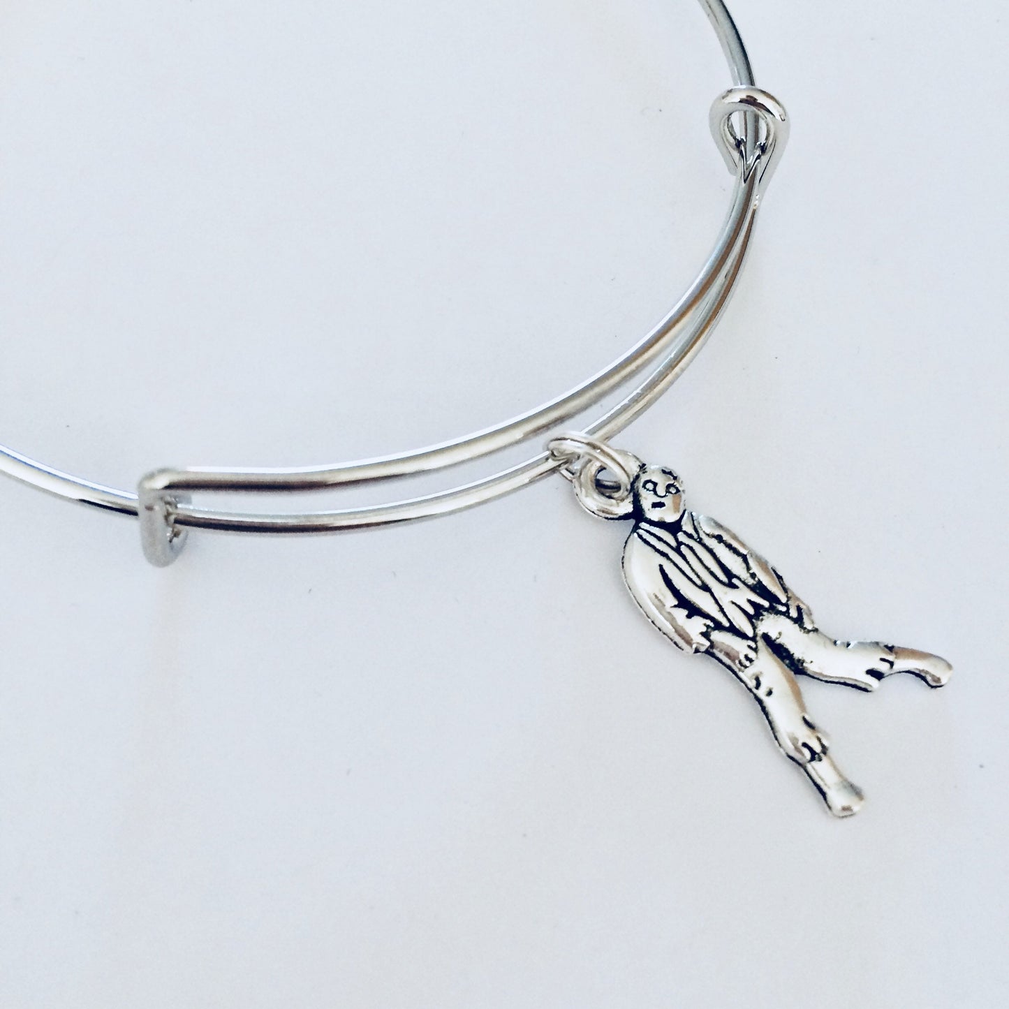 Zombie Killer Jewelry, Zombie Gifts, Zombie Charm Bangle, Horror Lover Gift Ideas, Not Dead Zombie, Zombie Apocalypse, Zombie Lover Gifts.
