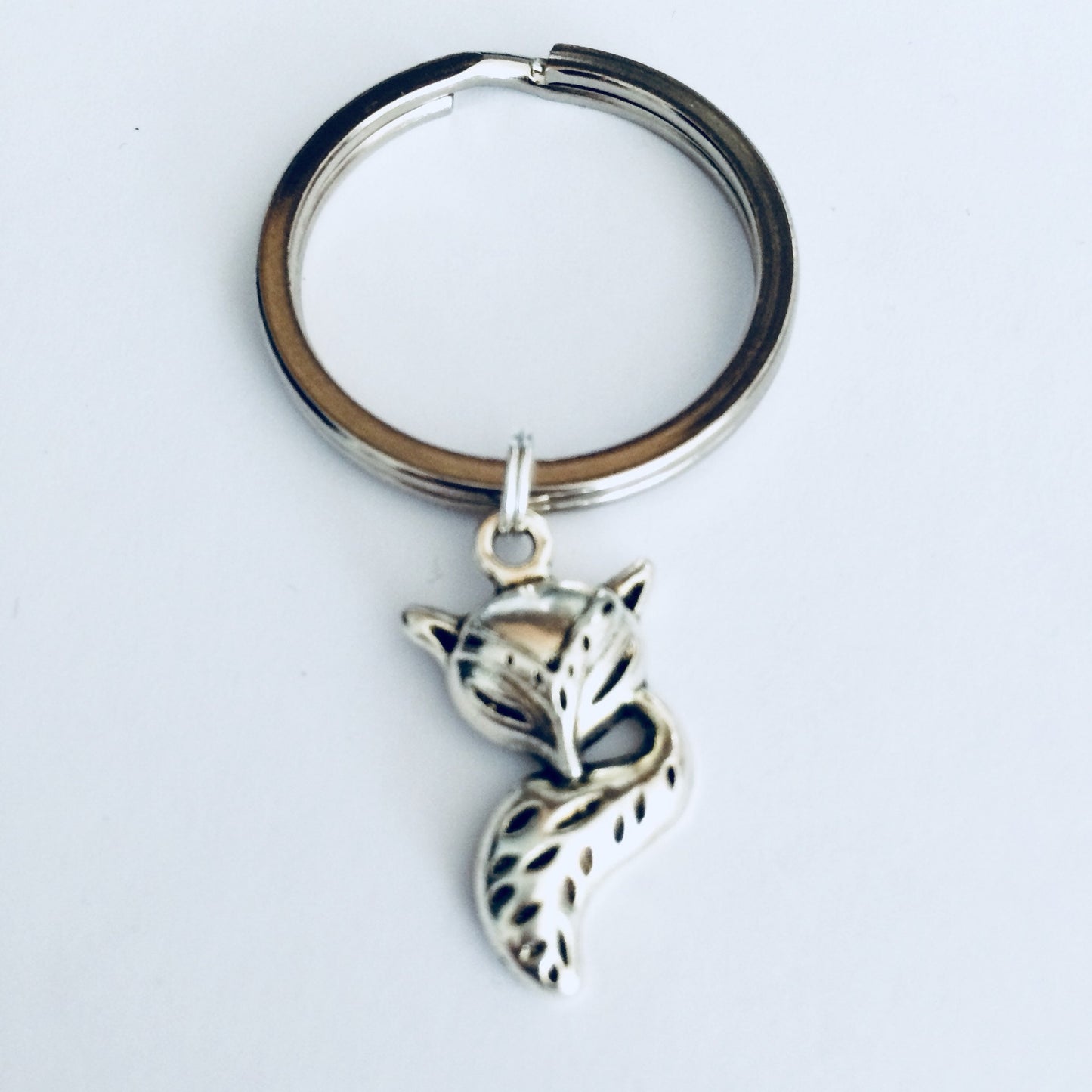 Fox Keyring, Fox Keychain, Woodland Key Chain, Animal KeyChain, Fox Gifts, Fox Lover Present, Forest Gifts, Nature, Party Bags, Favors.