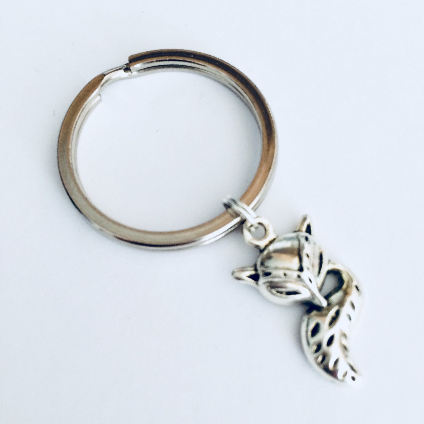 Fox Keyring, Fox Keychain, Woodland Key Chain, Animal KeyChain, Fox Gifts, Fox Lover Present, Forest Gifts, Nature, Party Bags, Favors.