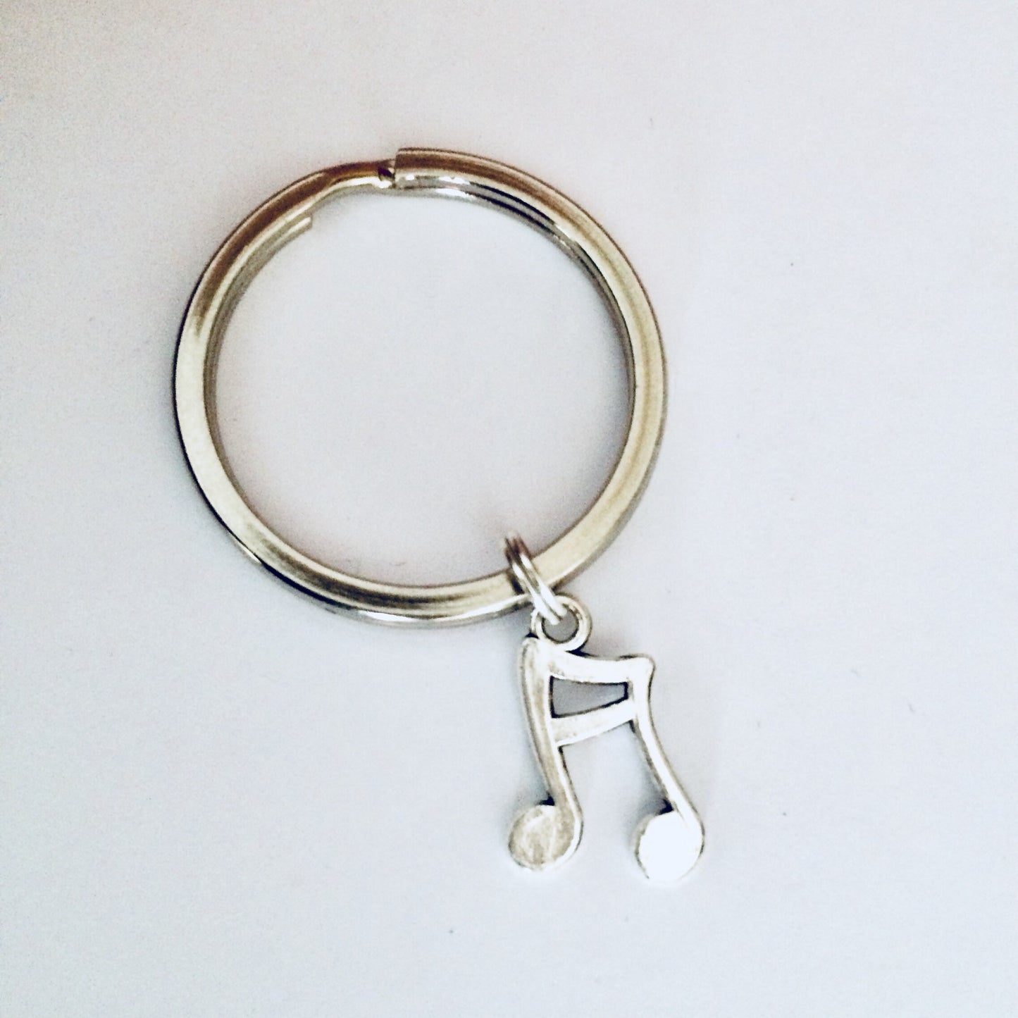 Music Note Keychains, Music Note Keyrings, Music Note Gifts, Musician Gift, Music Student, Music Note Charm, Music Note Jewelry.
