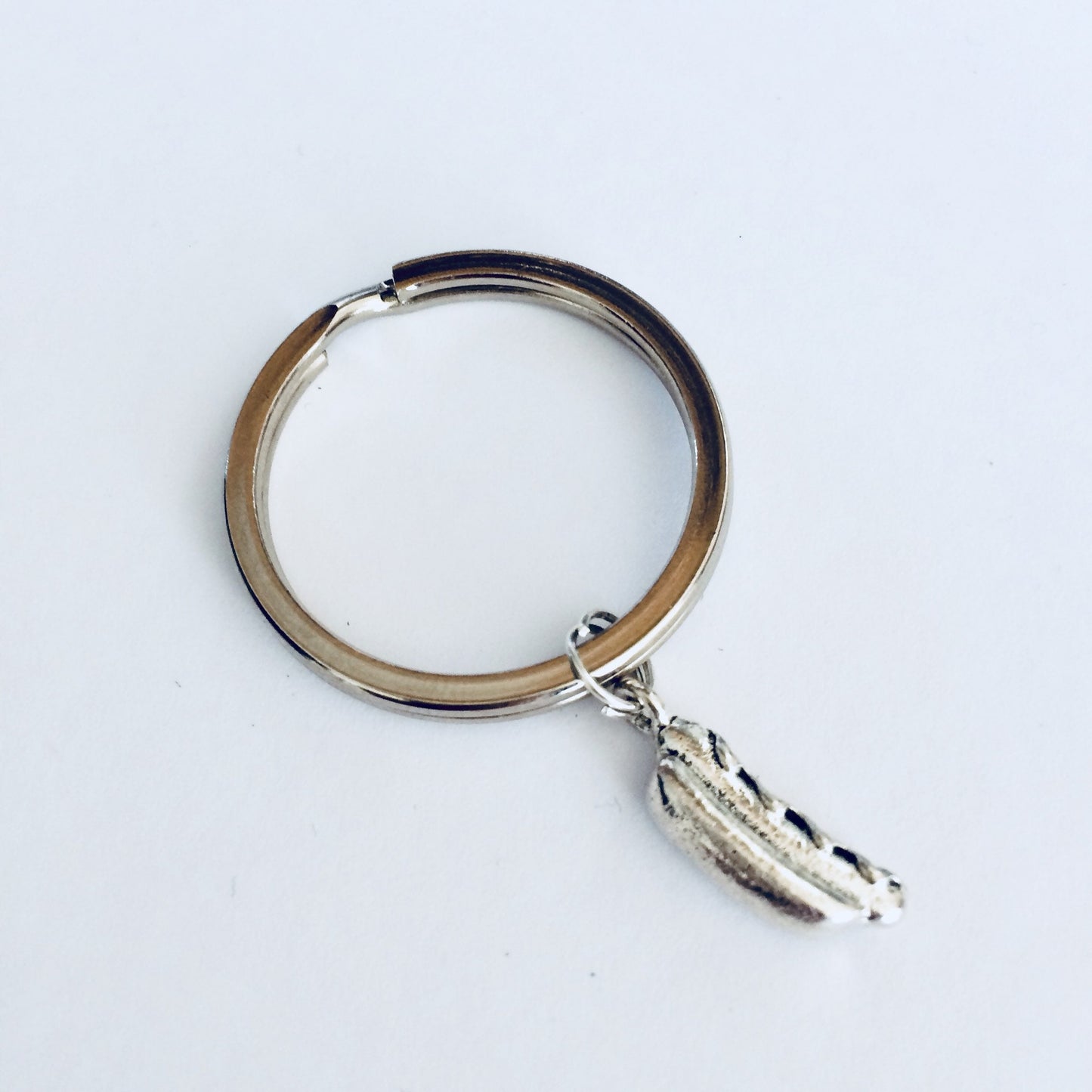 Hot Dog Keyring, Hot Dog Keychain, Frankfurter Keychain, Junk Food Lover, Junk Food Accessories, Junk Food Charm, Fun Gift, Food Keyring.