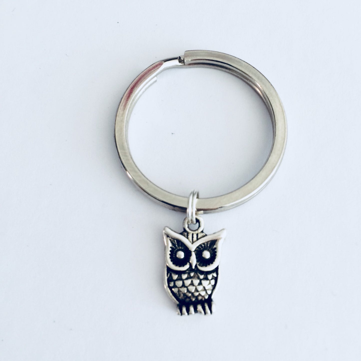 Owl Keyring, Cute Owl Keychain, Owl Gifts, Owl Lover Present, Owl Accessories, Woodland Animals Gift, Bird Watcher Gift, Bird Lover Keychain
