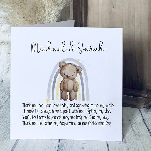 Godparents Thank You Cards | Godparent Cards