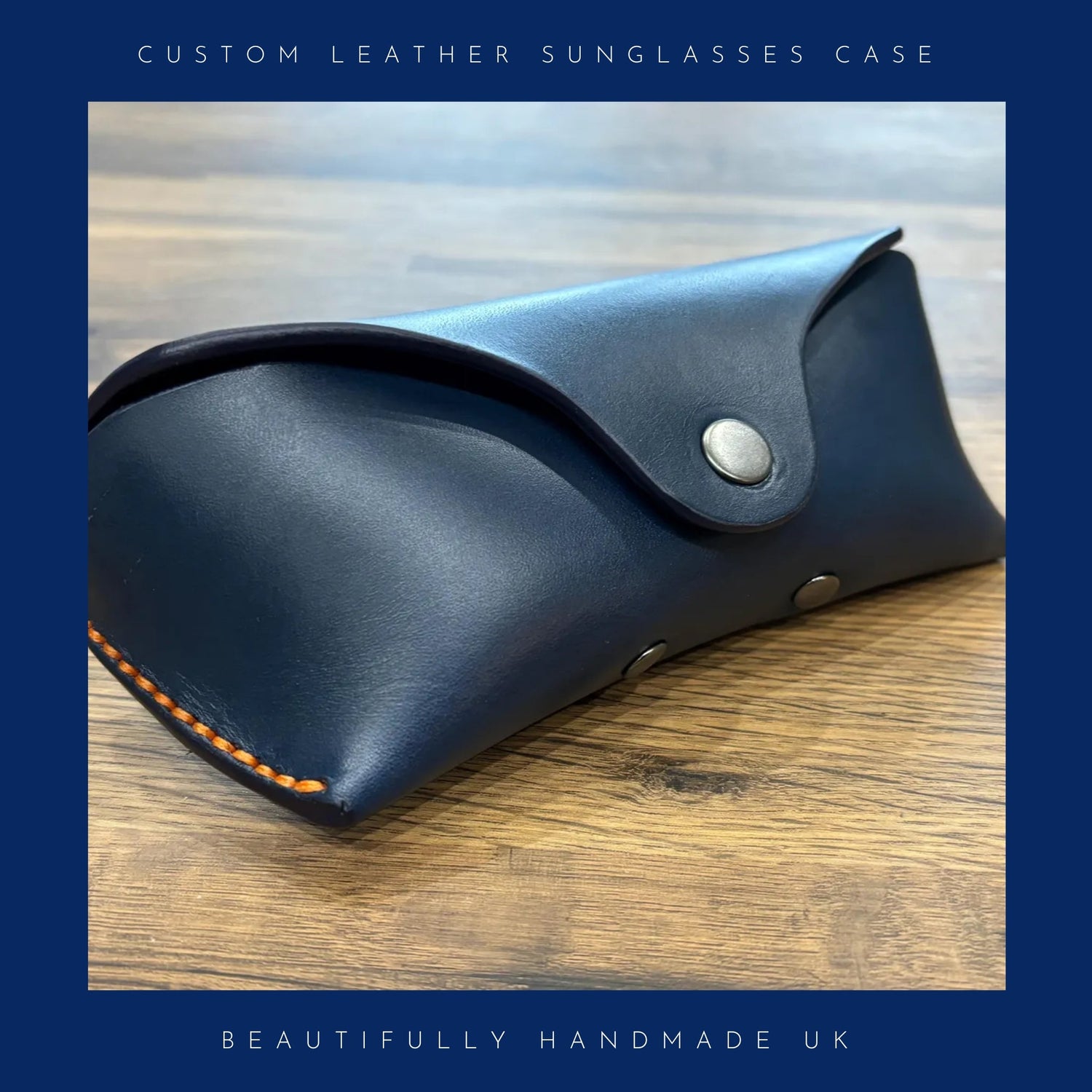 Custom Leather Sunglasses Case