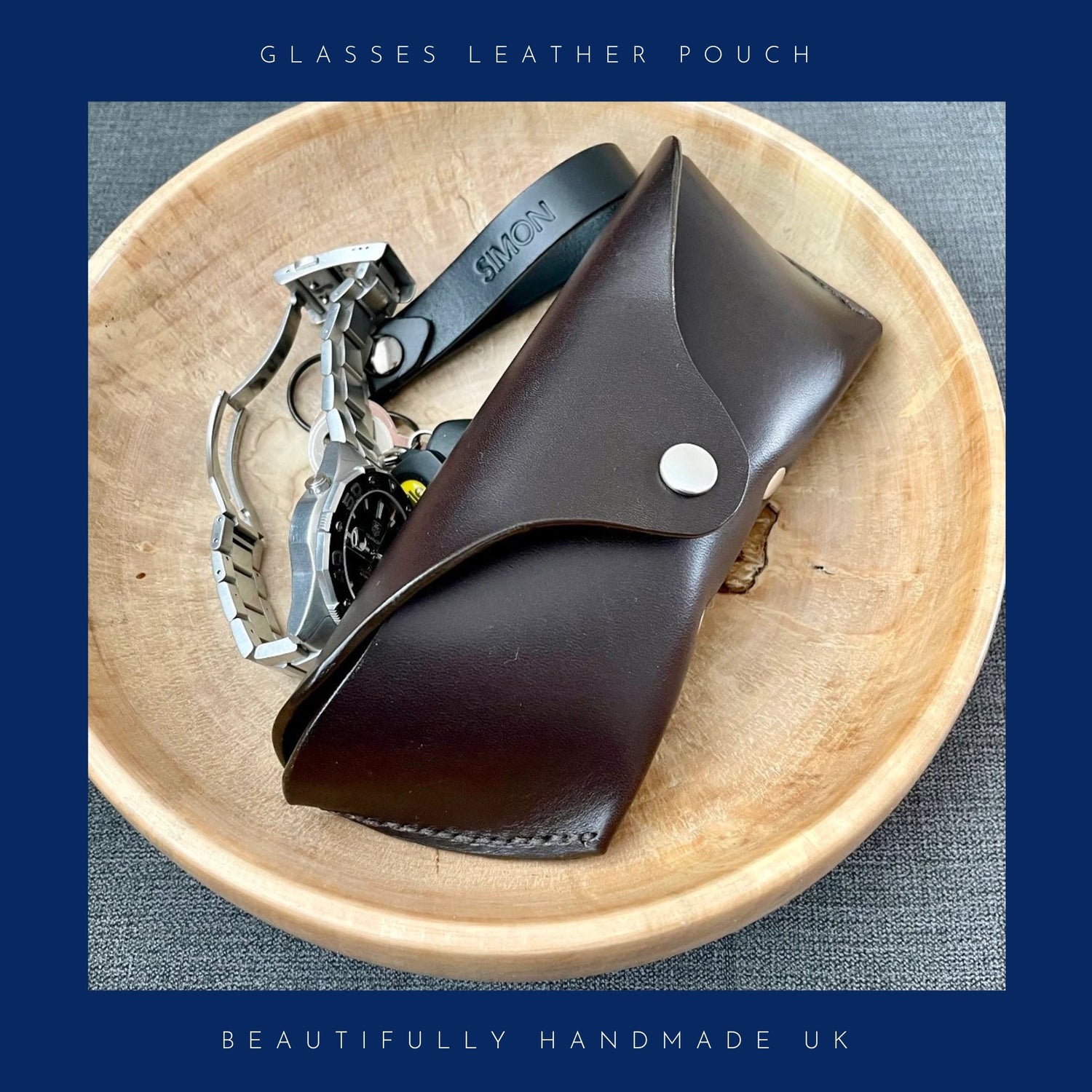 Glasses Leather Pouch