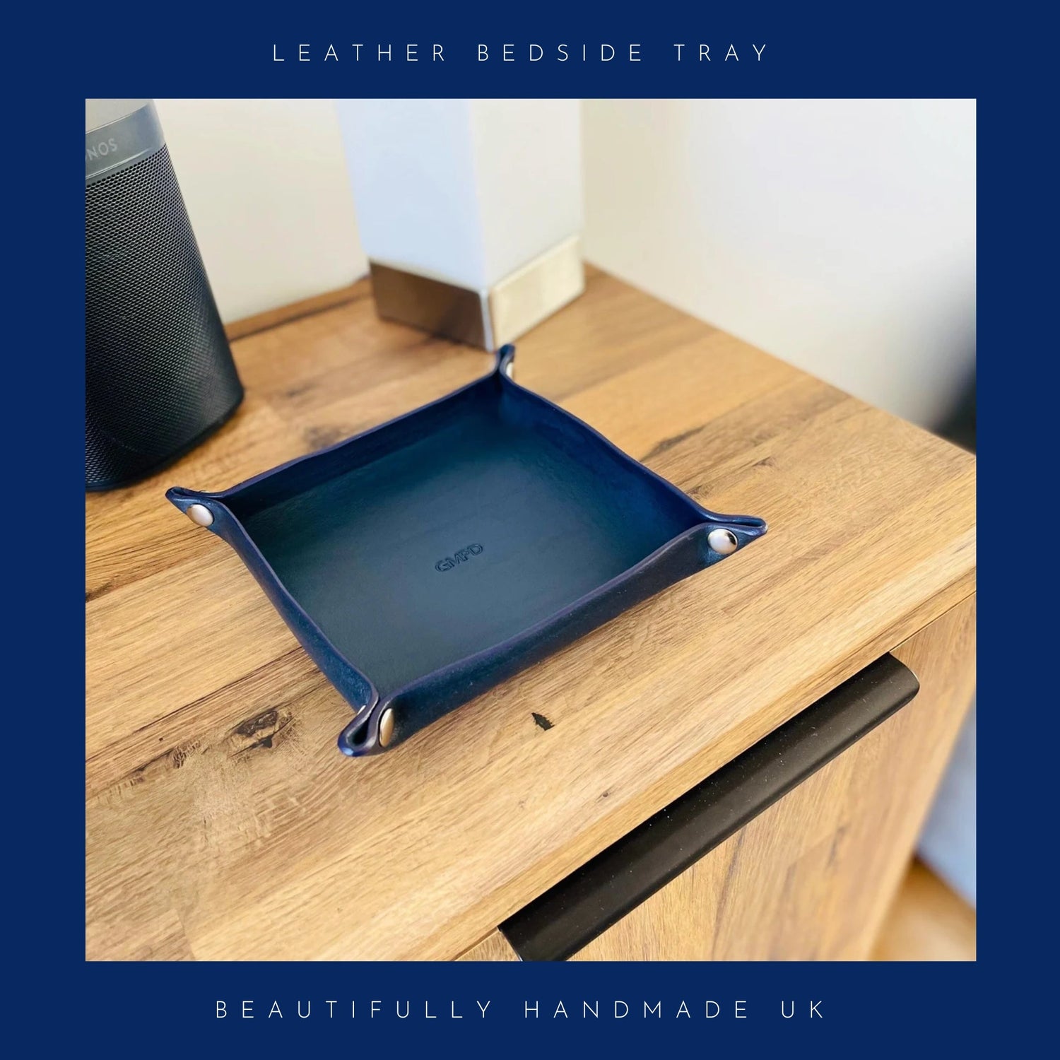 Leather Bedside Tray