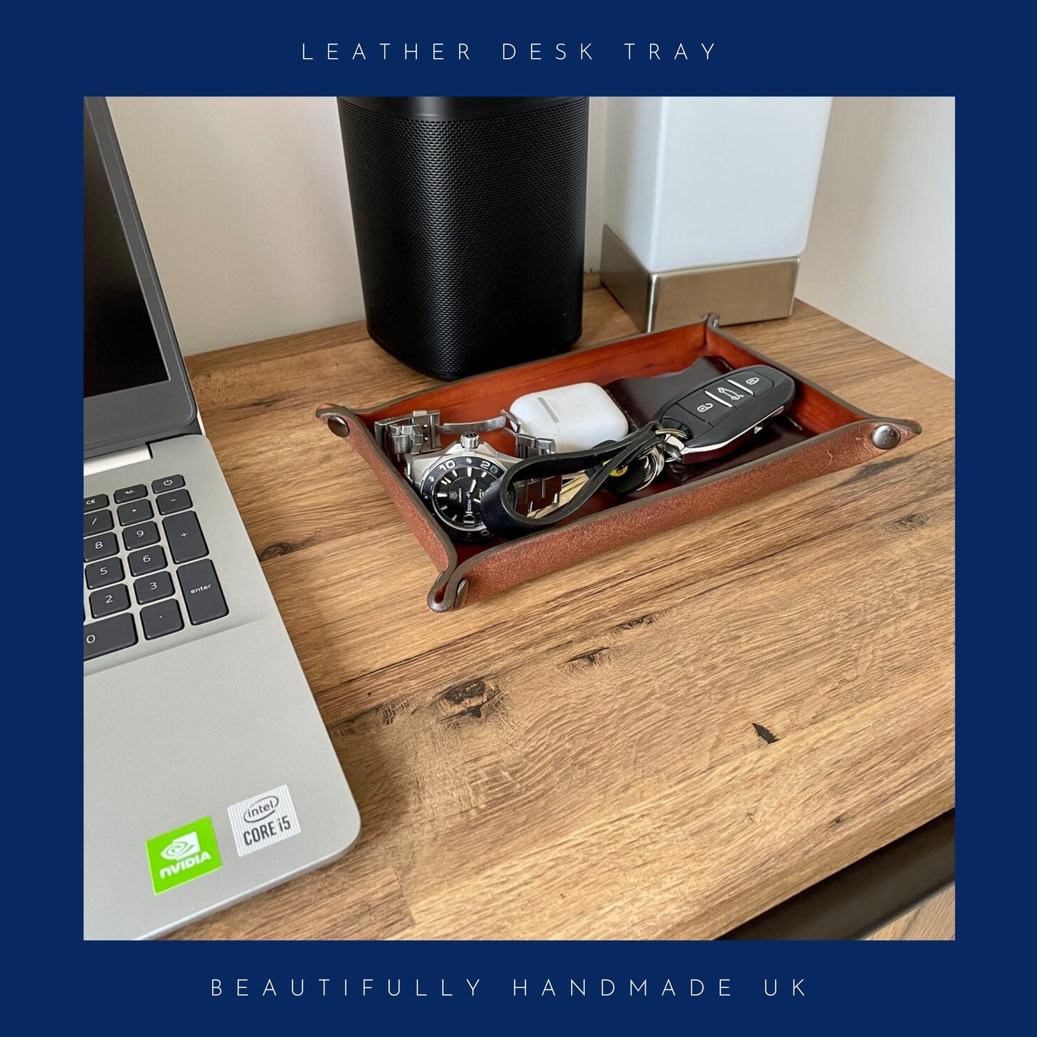 Leather Desk Tray