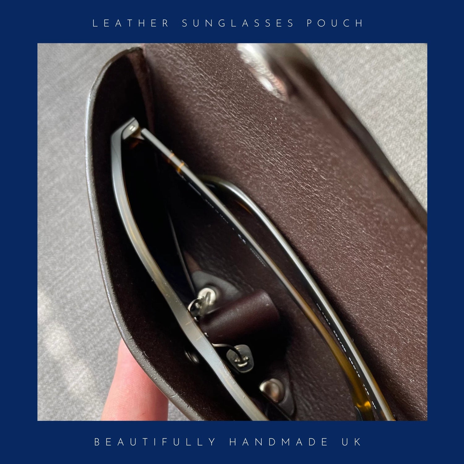 Leather Sunglasses Pouch