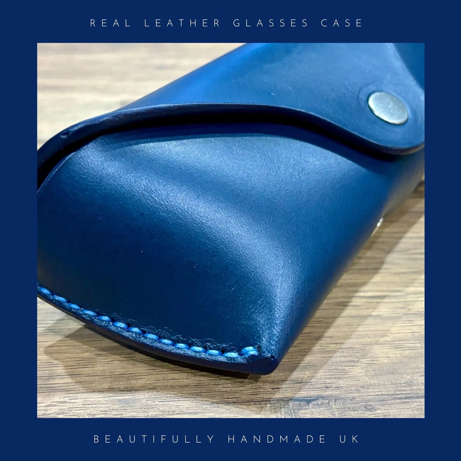 Real Leather Glasses Case