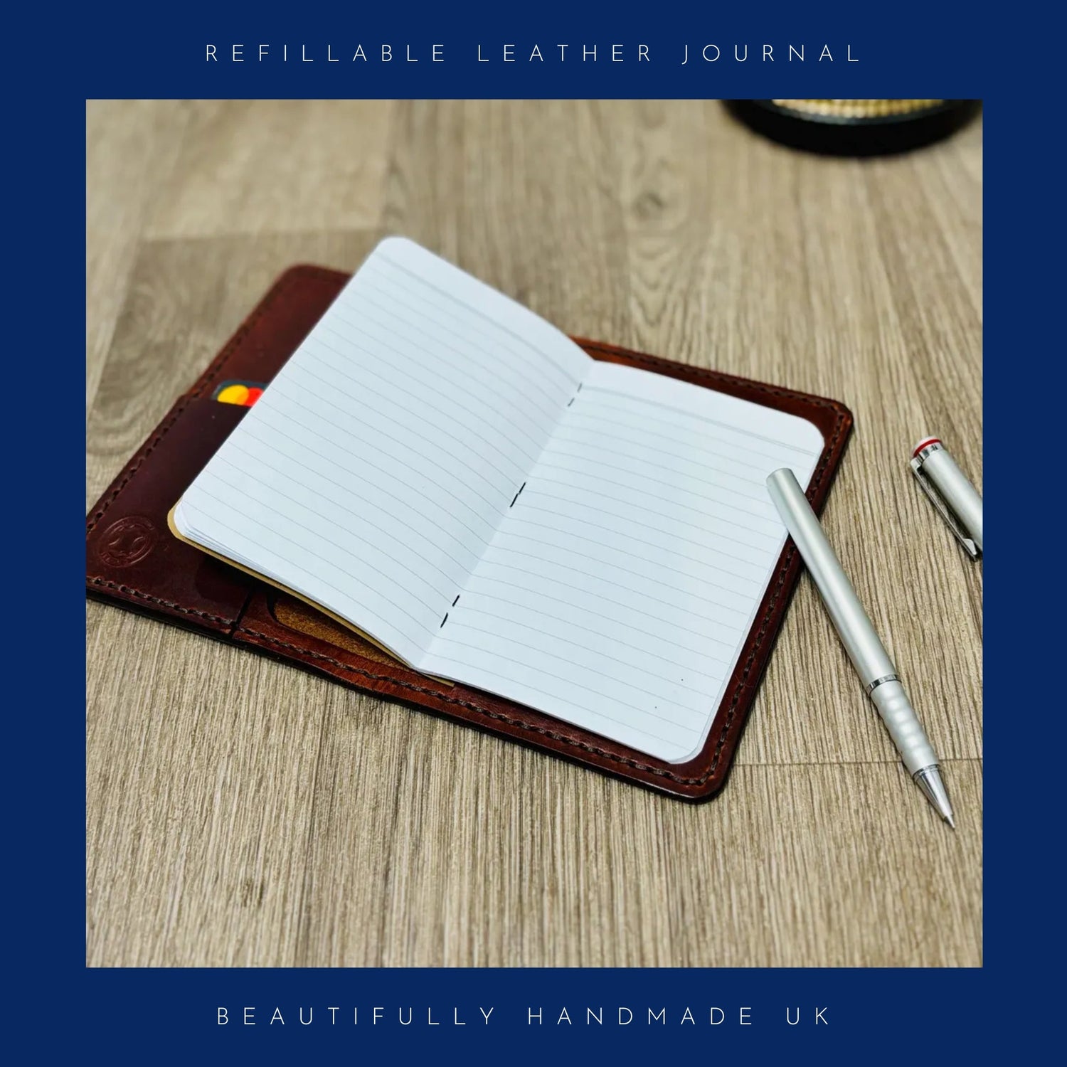 Refillable Leather Journal