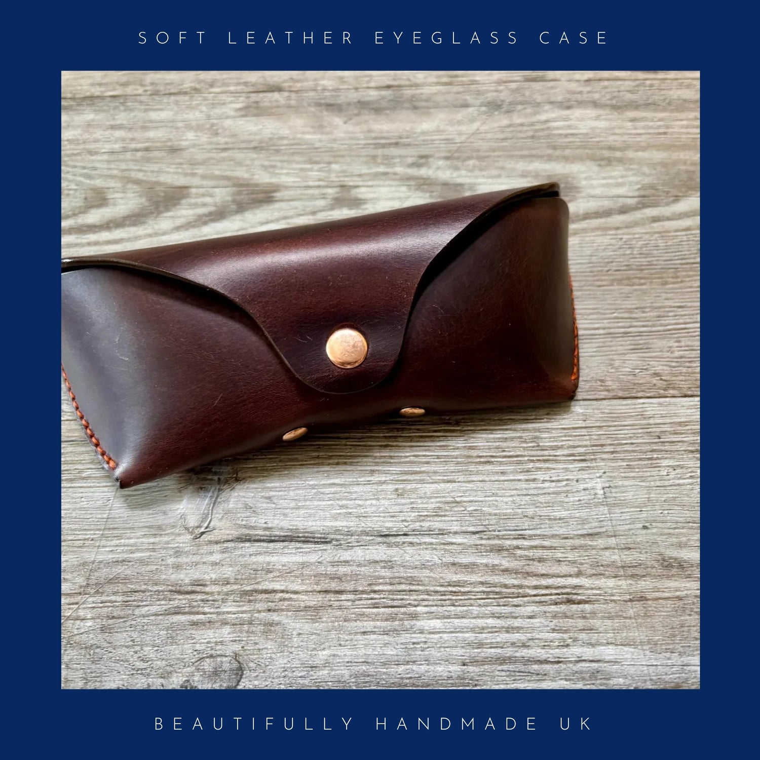Soft Leather Eyeglass Case