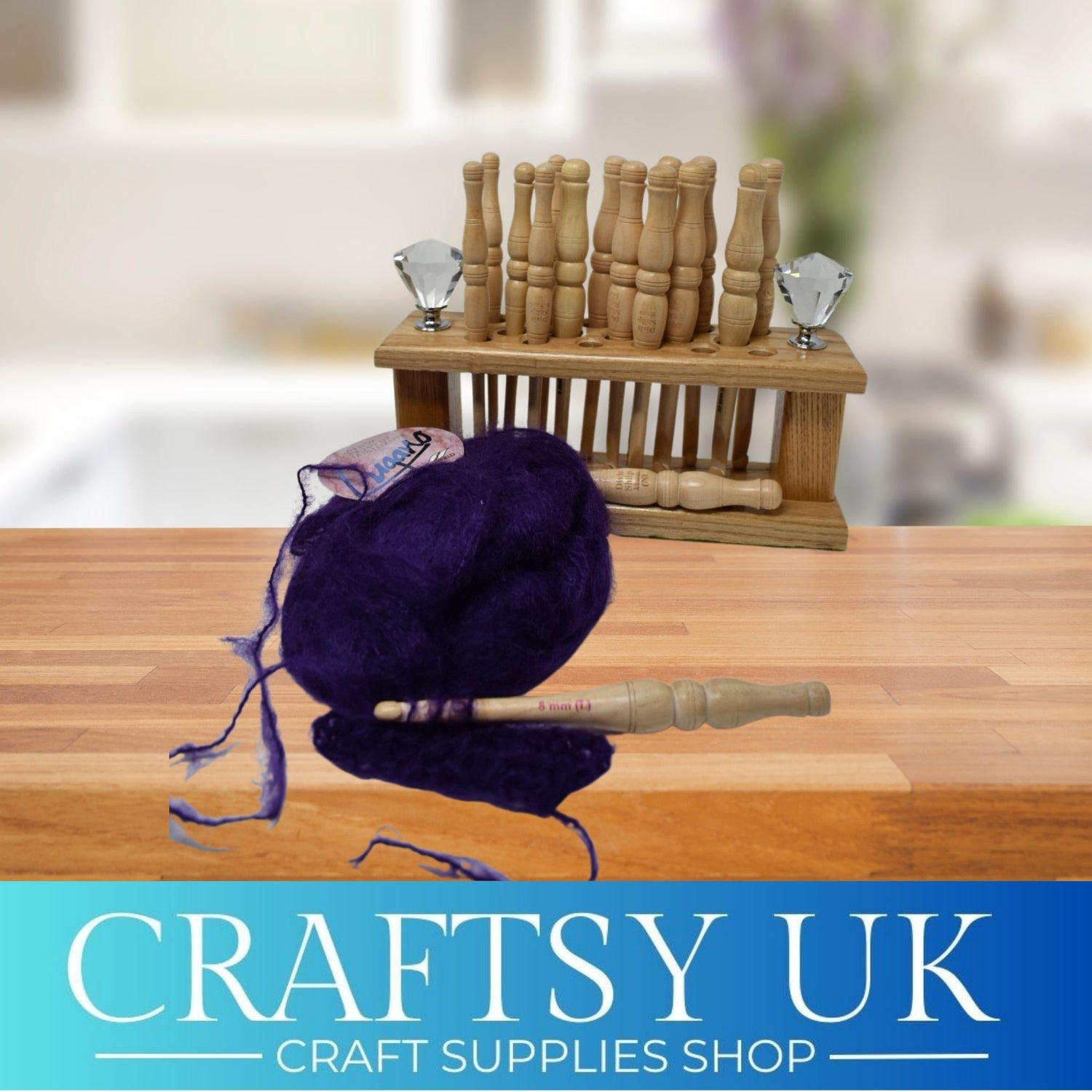 luxury wooden crochet hooks