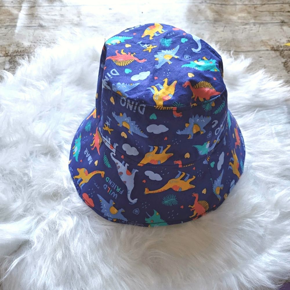 Dinosaur Bucket Hat | Dinosaur Hats – Beautifully Handmade UK
