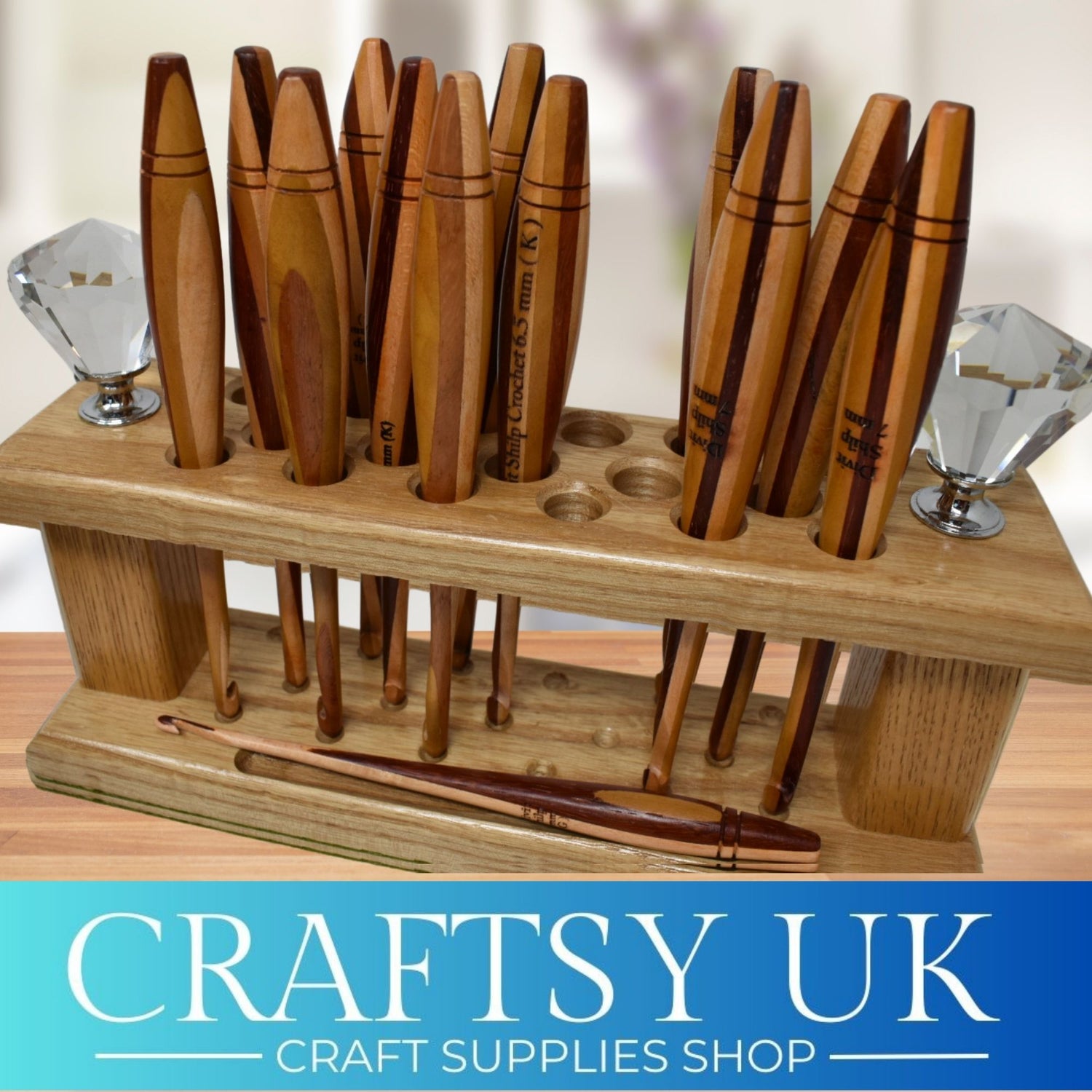 luxury wooden crochet hooks
