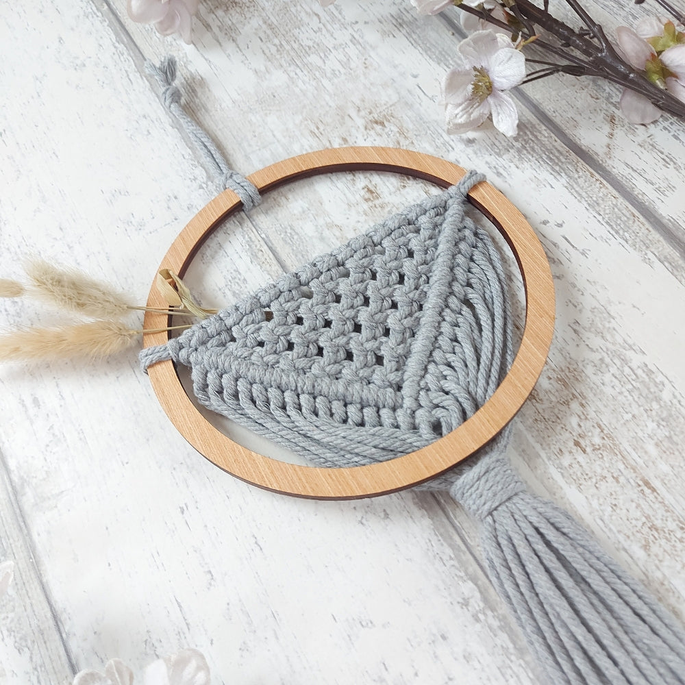 Macrame Hoop Art | Macrame Ring Art – Beautifully Handmade UK