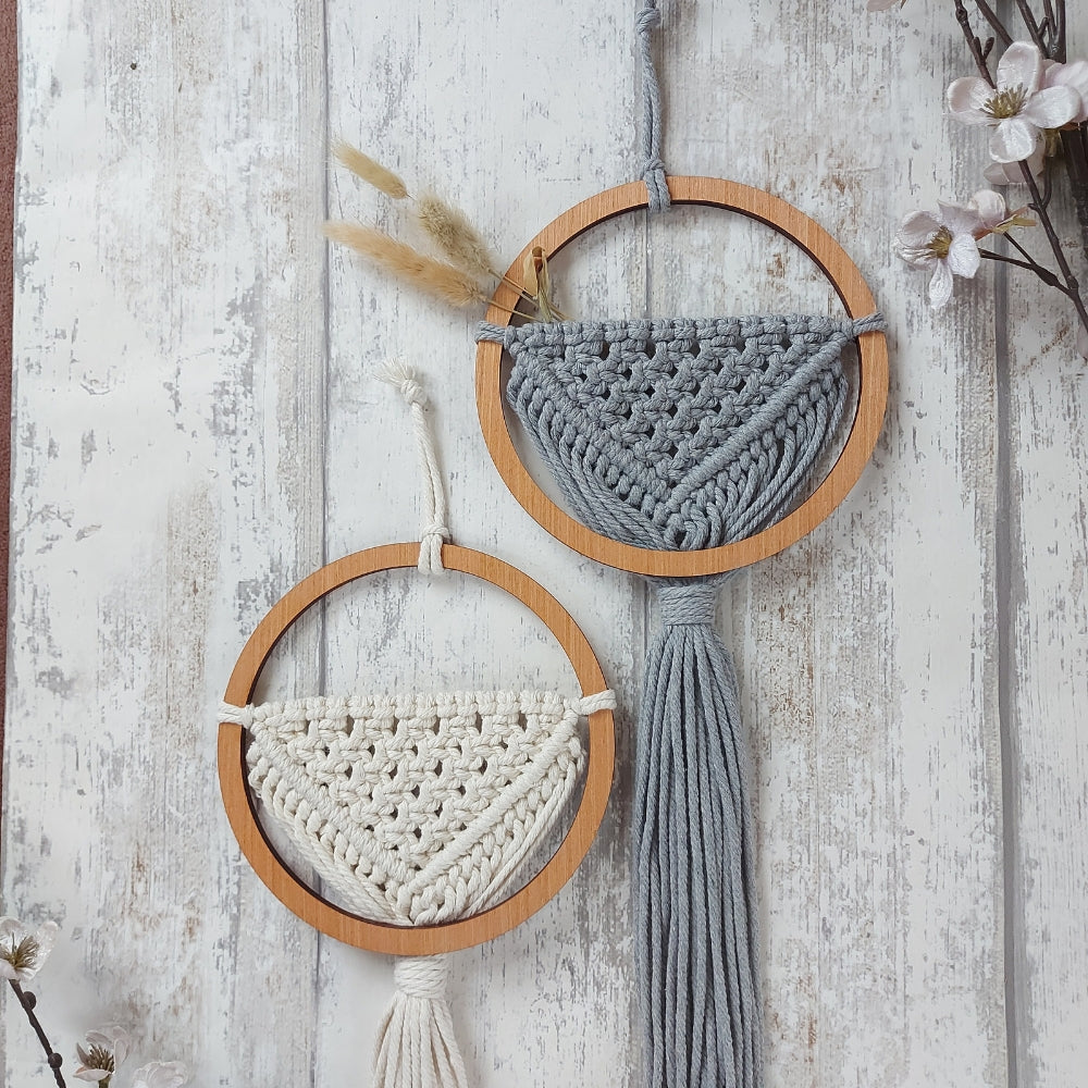 Macrame Hoop Art | Macrame Ring Art – Beautifully Handmade UK