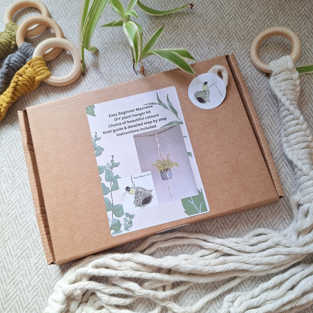 macrame plant holder kit 