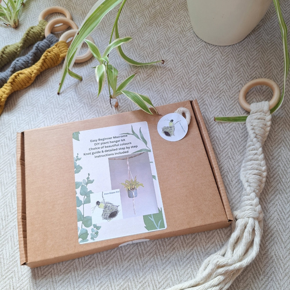 macrame plant holder kit 