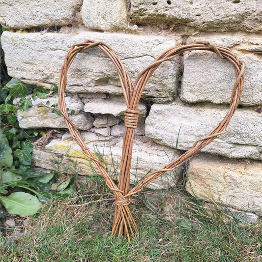 handmade willow heart  