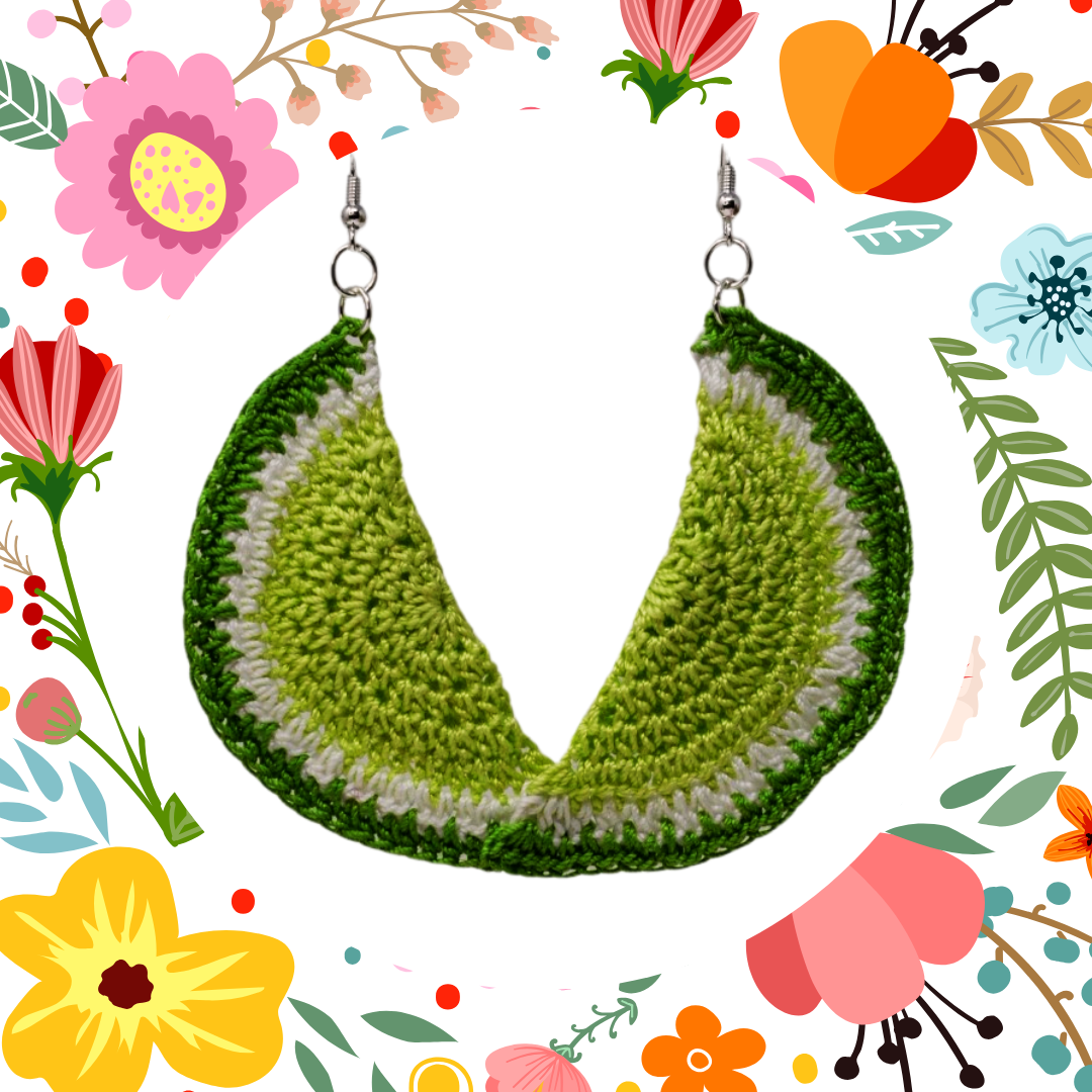 lime earrings